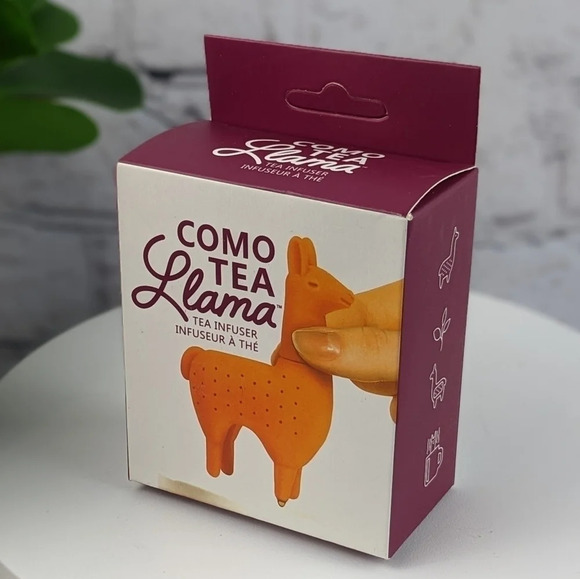 Tea infuser, llama shape, silicone - Picture 1 of 3